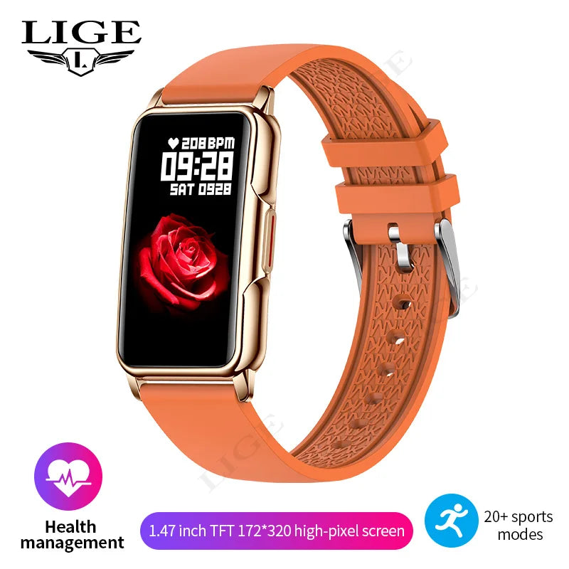 Lige Sleek, Modern SmartWatch with Inbuilt Fitness and Activity Tracking