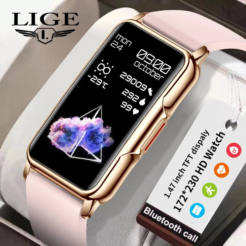 Lige Sleek, Modern SmartWatch with Inbuilt Fitness and Activity Tracking