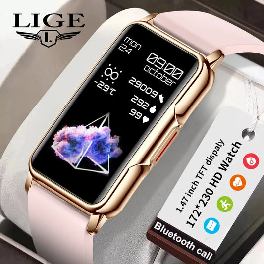 Lige Sleek, Modern SmartWatch with Inbuilt Fitness and Activity Tracking
