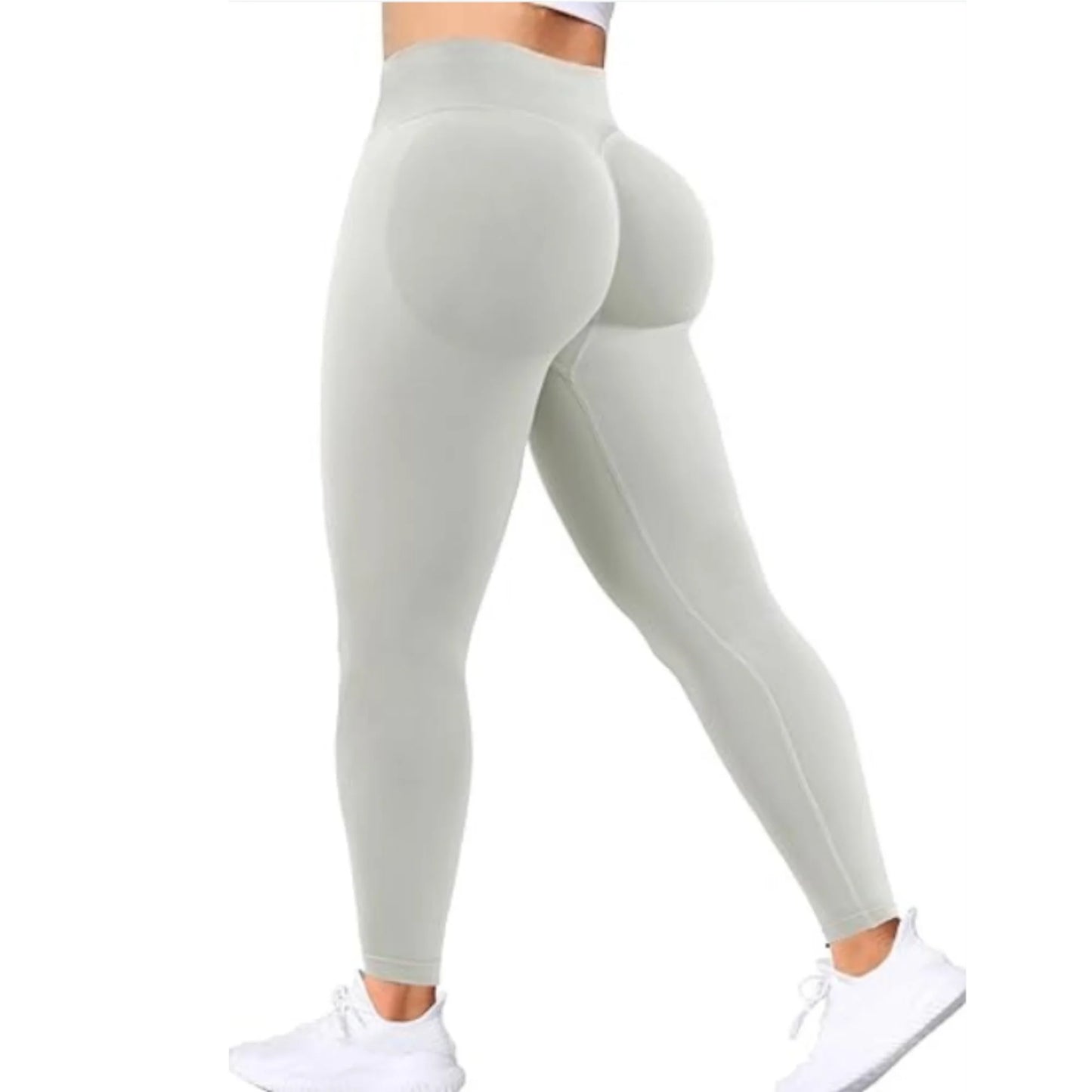 Seamless high-waisted sculpting leggings