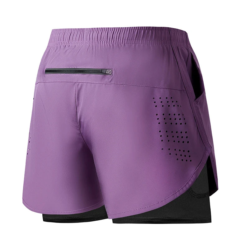 Men's 2-in-1 Quick Drying Performance Running Shorts