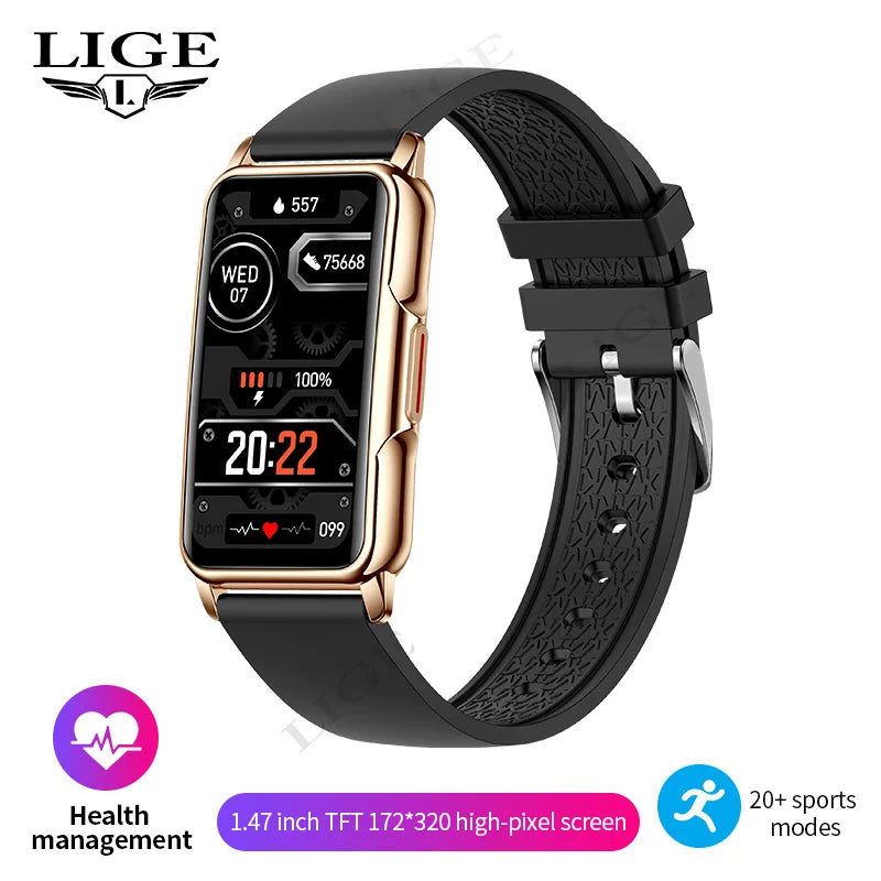 Lige Sleek, Modern SmartWatch with Inbuilt Fitness and Activity Tracking