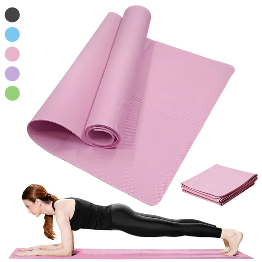 Yoga & Pilates Premium Non Slip, Portable Mat