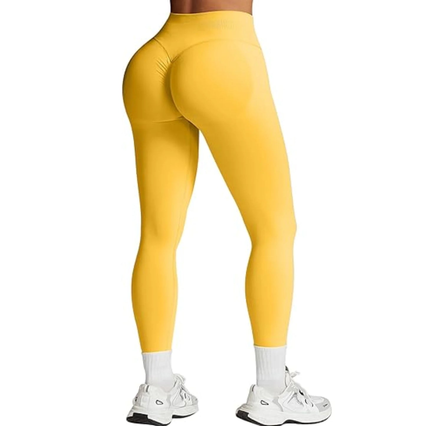 Seamless high-waisted sculpting leggings