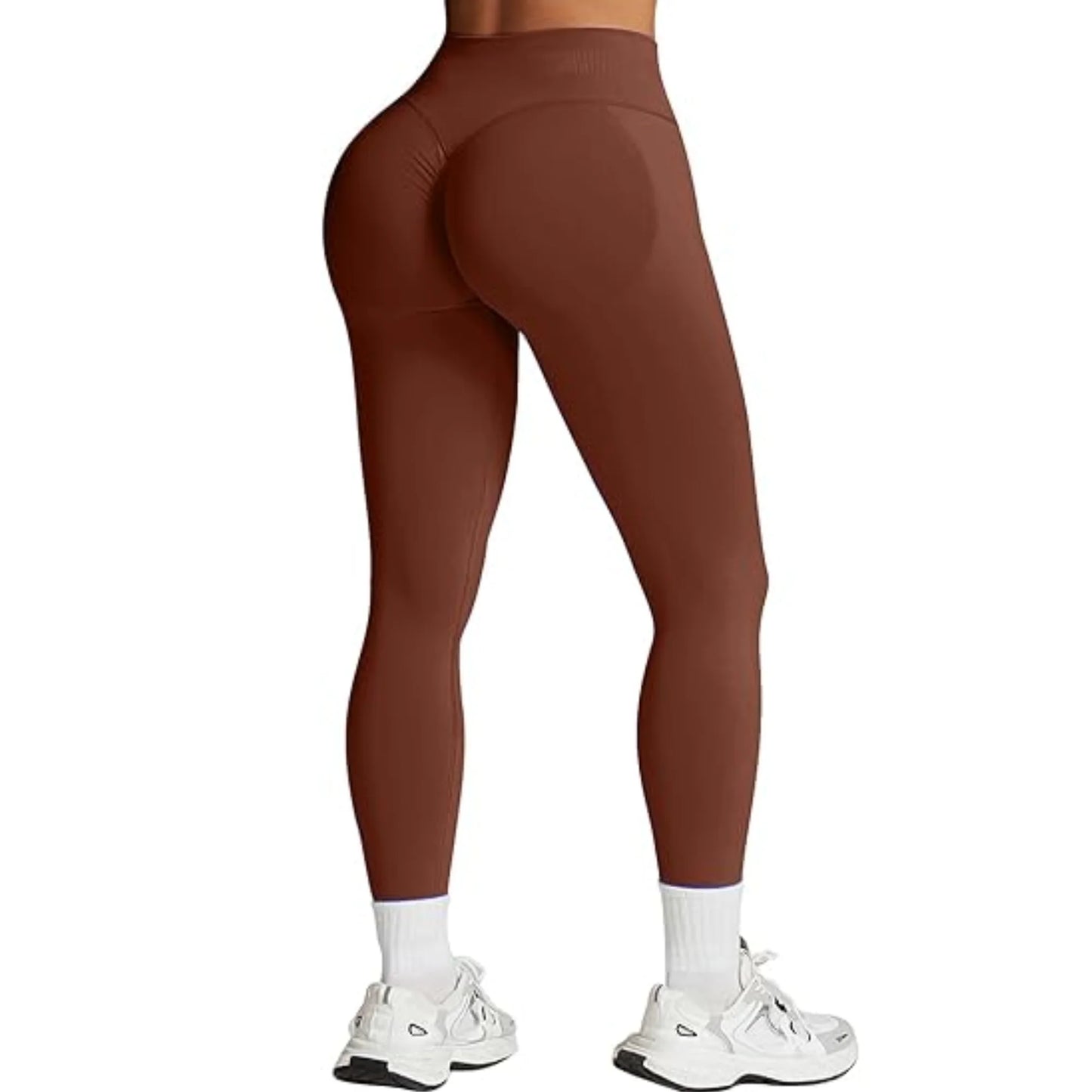 Seamless high-waisted sculpting leggings