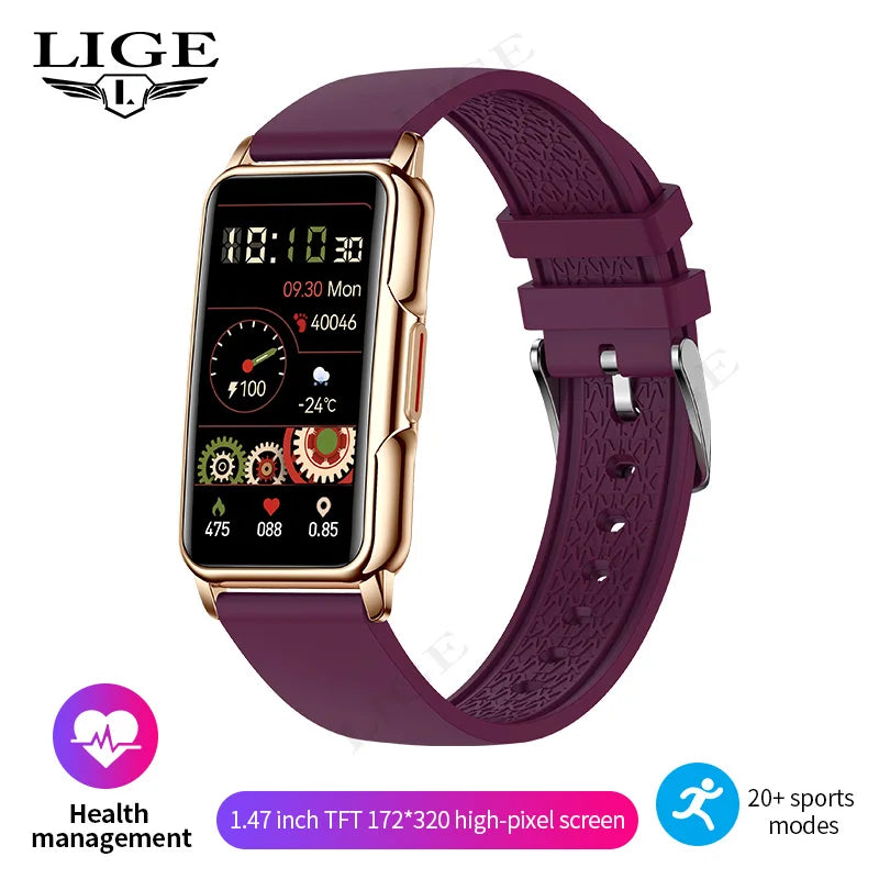 Lige Sleek, Modern SmartWatch with Inbuilt Fitness and Activity Tracking