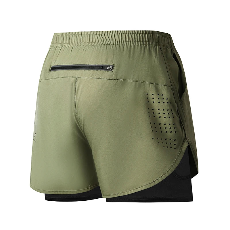 Men's 2-in-1 Quick Drying Performance Running Shorts