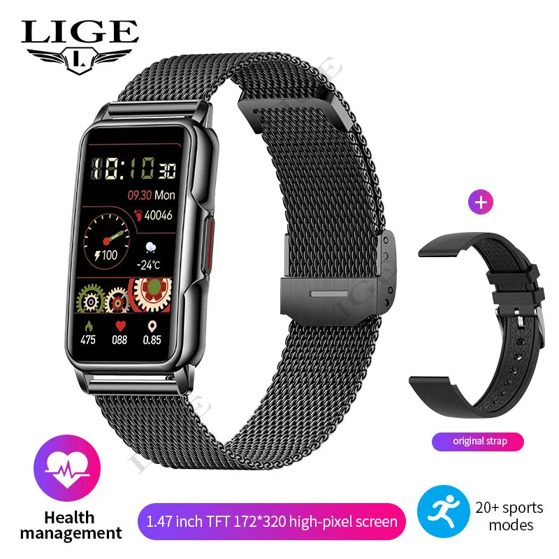 Lige Sleek, Modern SmartWatch with Inbuilt Fitness and Activity Tracking