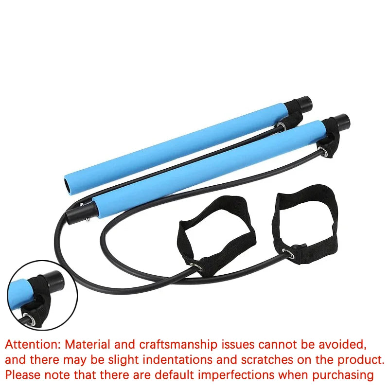 Multifunctional Pilates Resistance Bar & Band Set