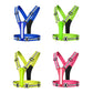 LED Light and Reflective Running Vest - USB Rechargeable