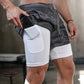 Men's 2 In 1 Quick Dry Performance Training Shorts