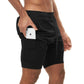 Men's 2 In 1 Quick Dry Performance Training Shorts