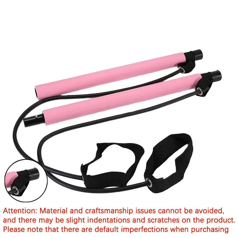Multifunctional Pilates Resistance Bar & Band Set