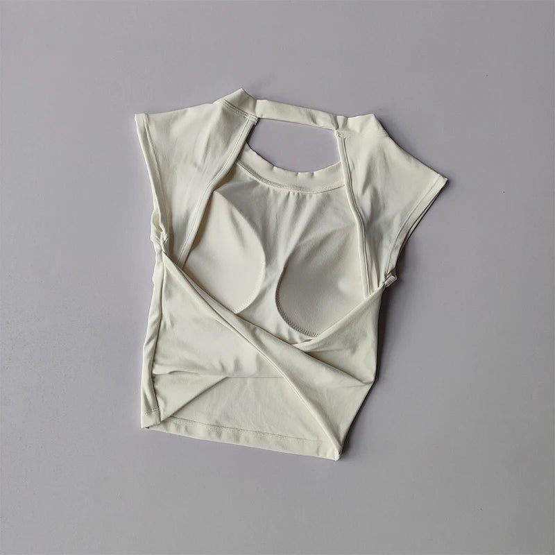 Women’s Sculpt Cross-Back Training Top – Support, Style & Confidence in Every Mov