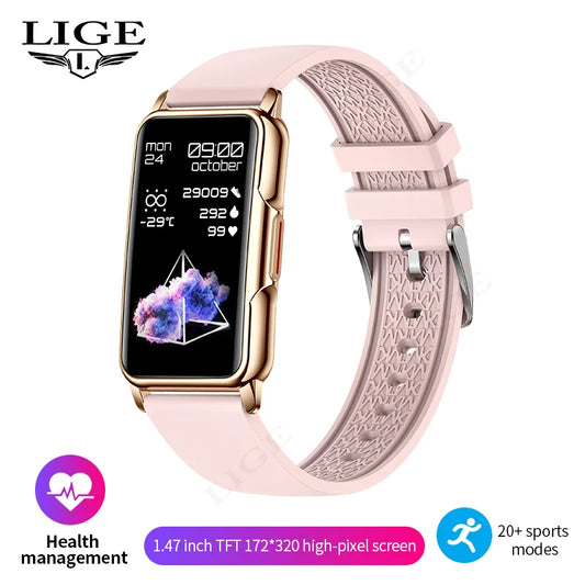Lige Sleek, Modern SmartWatch with Inbuilt Fitness and Activity Tracking