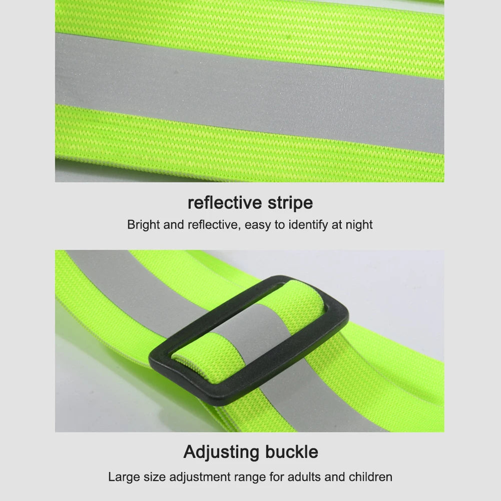 LED Light and Reflective Running Vest - USB Rechargeable
