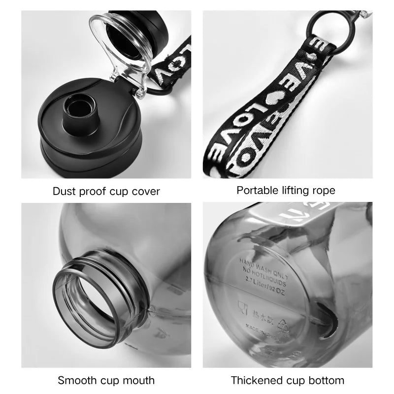 Large Capacity Sports Water Bottle – Hydrate More, Perform Better