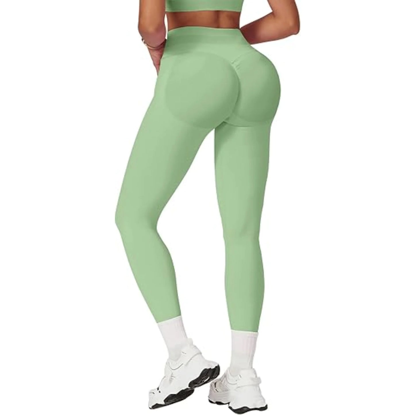 Seamless high-waisted sculpting leggings