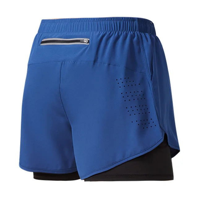 Men's 2-in-1 Quick Drying Performance Running Shorts