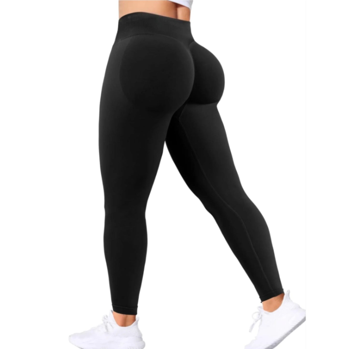 Seamless high-waisted sculpting leggings