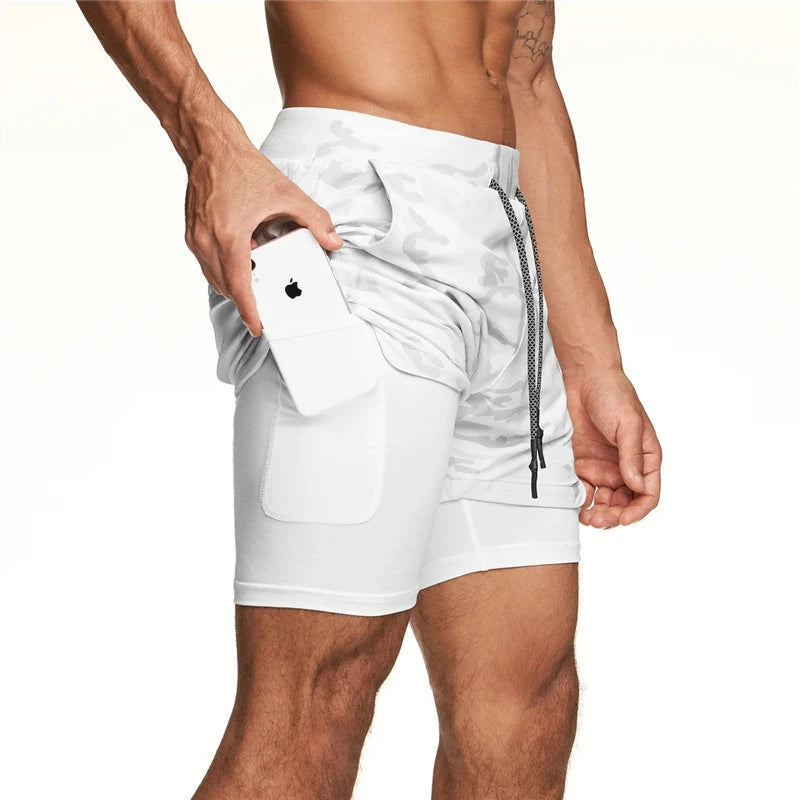 Men's 2 In 1 Quick Dry Performance Training Shorts