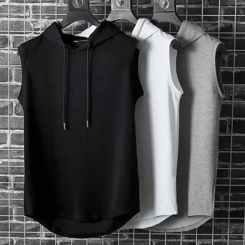 Lightweight & Breathable Hooded Sleeveless Training Vest