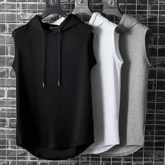 Lightweight & Breathable Hooded Sleeveless Training Vest